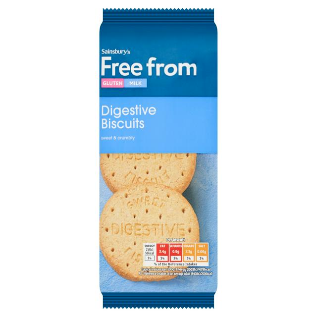 Sainsbury's Free From Digestive Biscuits 188g