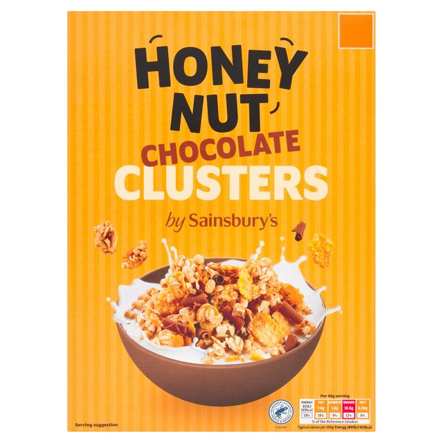 Sainsbury's Honey Nut Chocolate Clusters 500g
