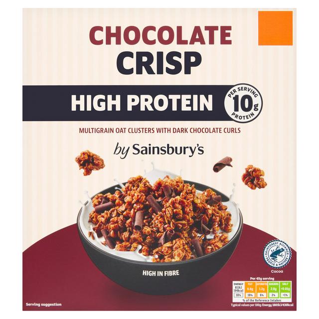 Sainsbury's High Protein Chocolate Crisp 500g