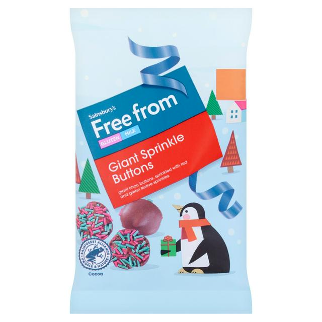 Sainsbury's Free From Giant Sprinkle Buttons 40g
