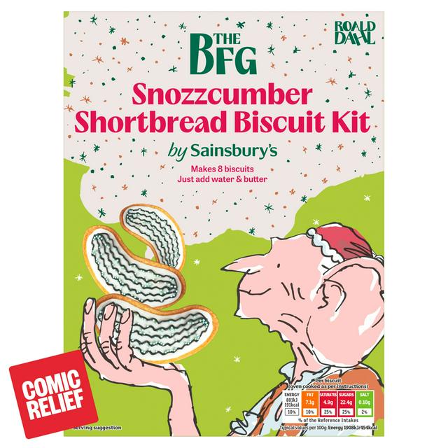Sainsbury's the BFG Snozzcumber Shortbread Biscuit Kit 279g