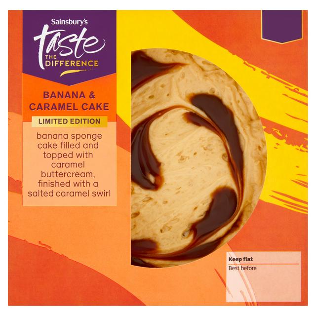 Sainsbury's Banana & Caramel Cake, Taste the Difference