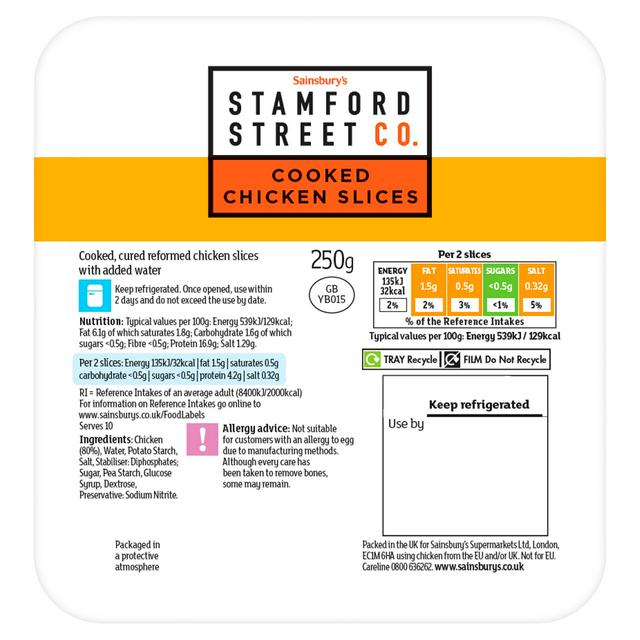 Stamford Street Co. Cooked Chicken 250g