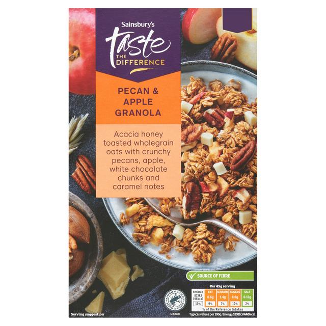 Sainsbury's Pecan & Apple Granola, Taste the Difference 500g