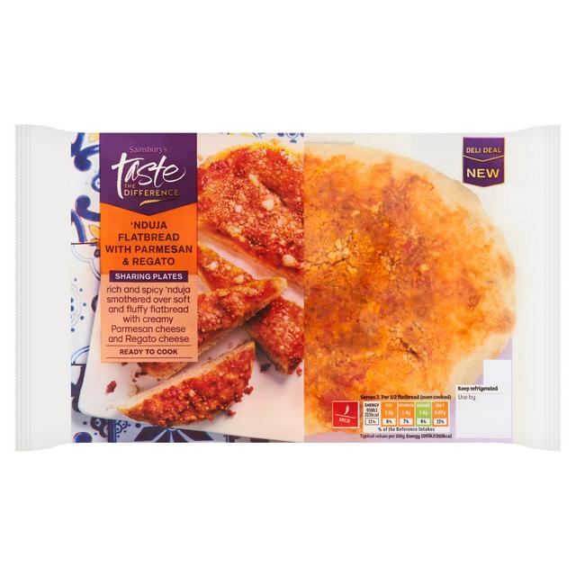 Sainsbury's 'Nduja Flatbread, Taste the Difference 170g