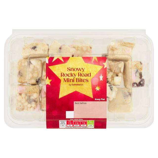 Sainsbury's Snowy Rocky Road Mini Bites 195g