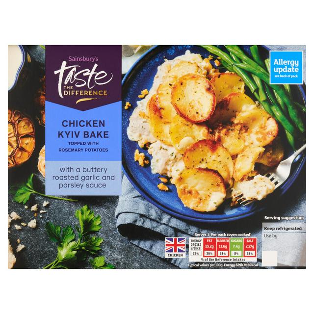 Sainsbury's Chicken Kyiv Bake, Taste the Difference 400g (Serves 1)
