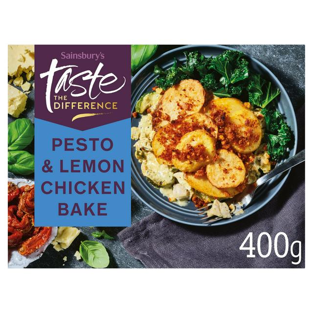 Sainsbury's Summer Pesto & Lemon Chicken Bake, Taste the Difference 400g (Serves 1)