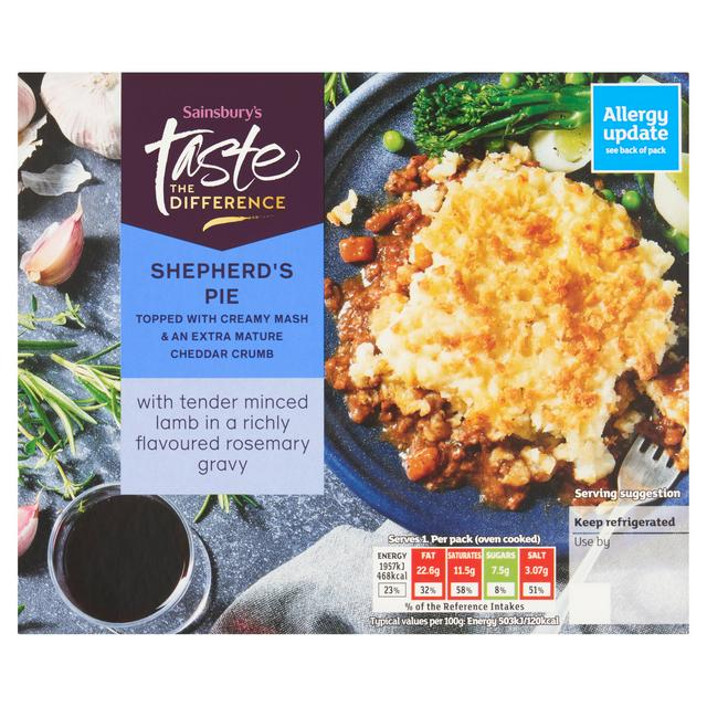 Sainsbury's Shepherd's Pie, Taste the Difference 400g (Serves 1)