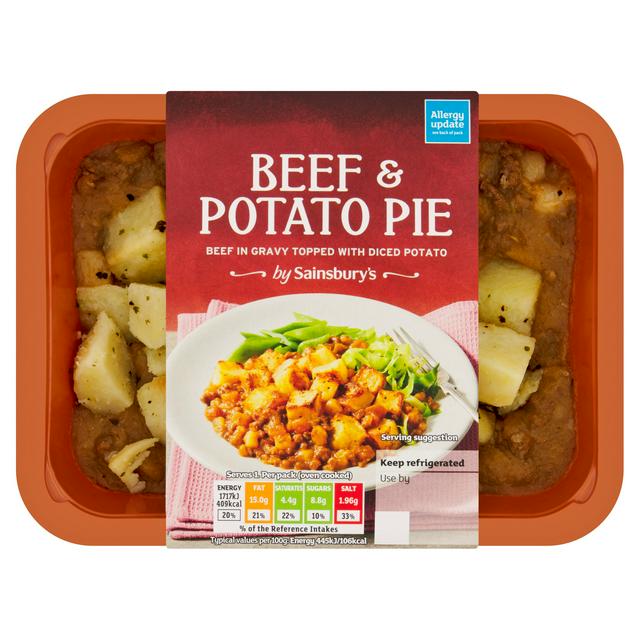 Sainsbury's Beef & Potato Pie, Autumn Edition 400g (Serves 1)