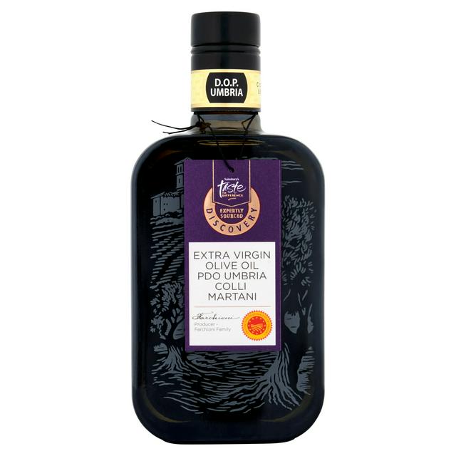 Sainsbury's Extra Virgin Olive Oil PDO Umbria Colli Martani, Taste the Difference 500ml