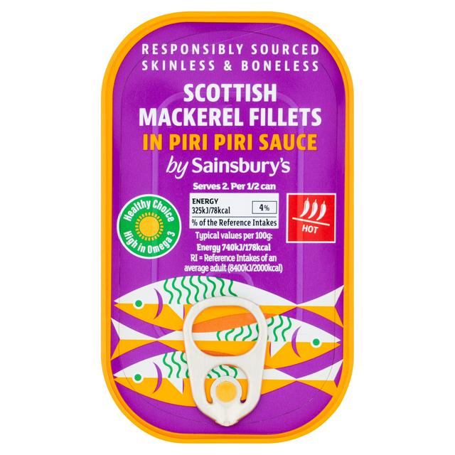 Sainsbury's Mackerel in Piri Piri 125g