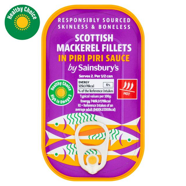 Sainsbury's Mackerel in Piri Piri 125g