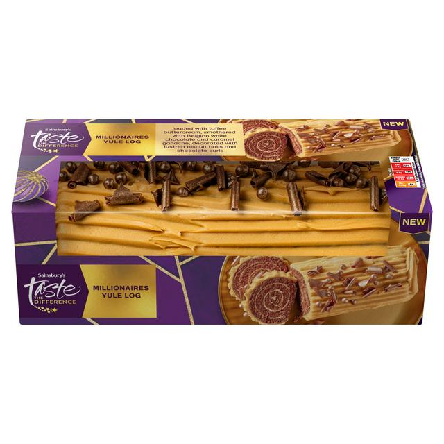 Sainsbury's Millionaires Yule Log, Taste the Difference