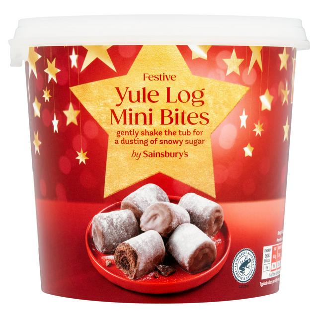 Sainsbury's Yule Log Mini Bites Tub