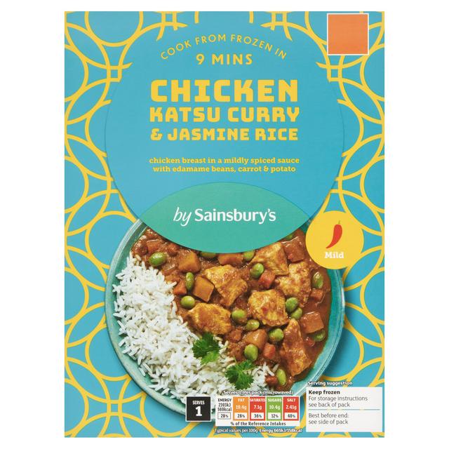 Sainsbury's Chicken Katsu Curry & Jasmine Rice 400g