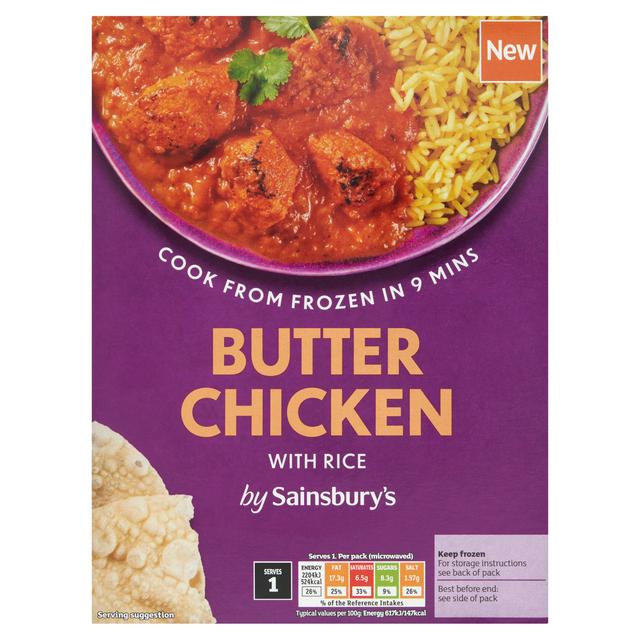 Sainsbury's Butter Chicken with Rice 400g