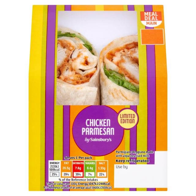 Sainsbury's Chicken Parmesan Wrap