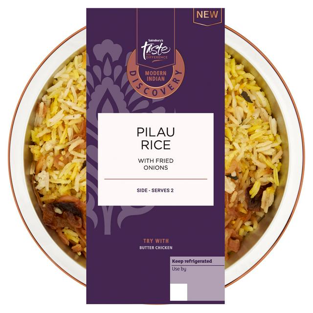 Sainsbury's Pilau Rice with Fried Onions, Taste the Difference 300g