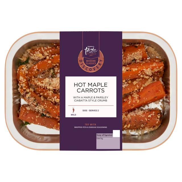 Sainsbury's Hot Maple Carrots, Taste the Difference 300g