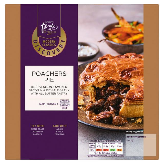 Sainsbury's Discovery Poachers Pie, Taste the Difference 530g