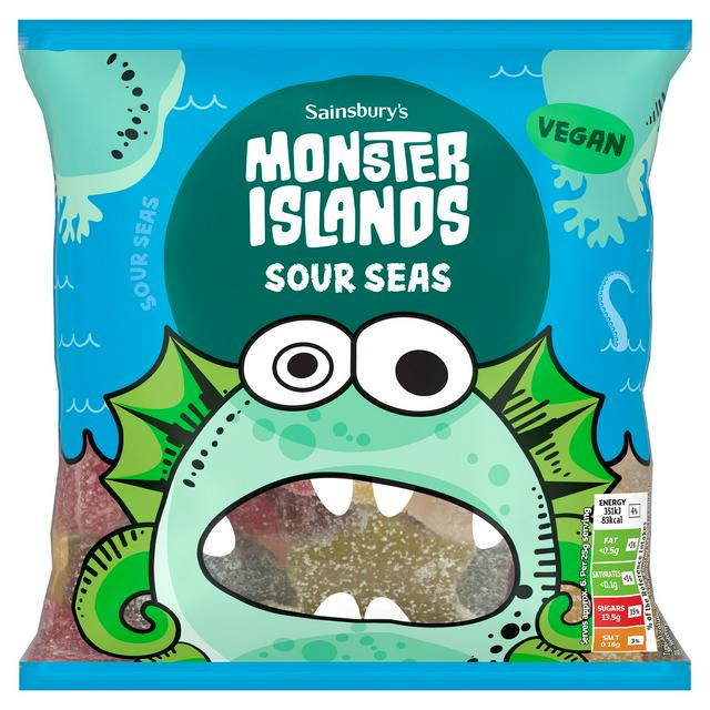 Sainsbury's Monster Islands Sour Seas 170g
