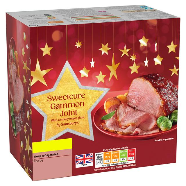 Sainsbury's Sweetcure Gammon with a Smokey Maple Glaze