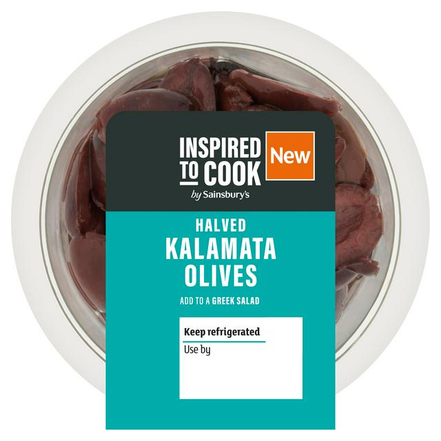 Sainsbury's Halved Kalamata Olives, Inspired to Cook 100g