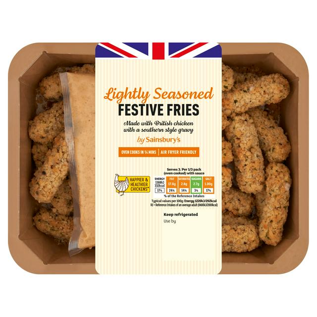 Sainsbury's Lightly Seasoned Festive Fries 350g