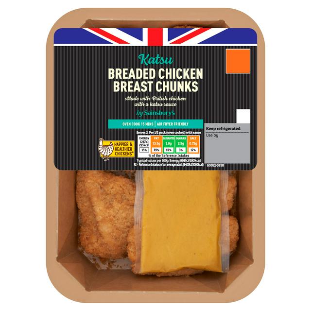 Sainsbury's Katsu Breaded Chicken Breast Chunks 310g