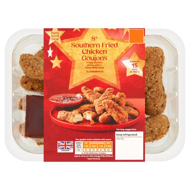 Sainsbury's Southern Fried Goujons & Honey BBQ Sauce 280g