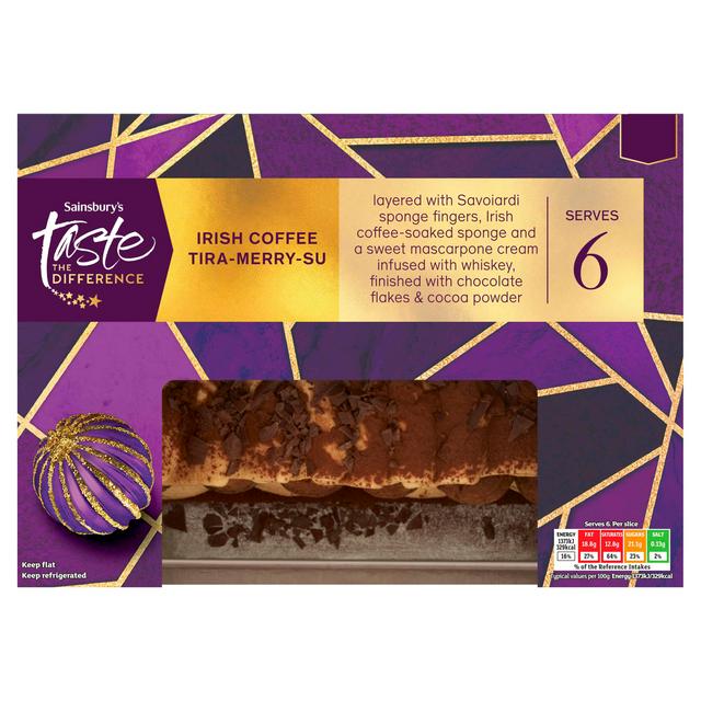 Sainsbury's Irish Coffee Tira-merry-su, Taste the Difference 600g