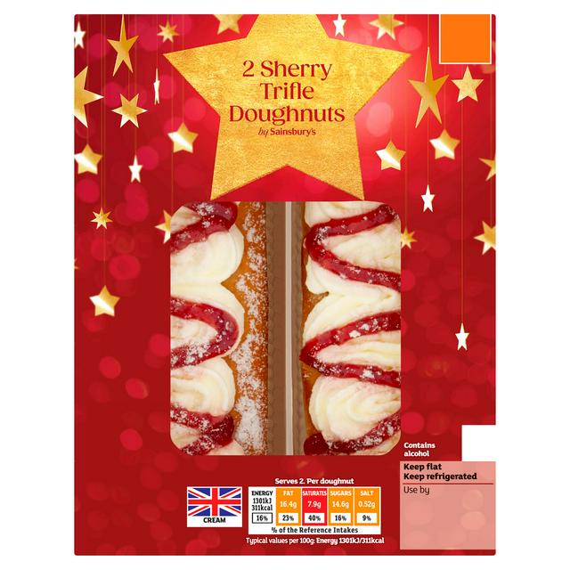 Sainsbury's Sherry Trifle Doughnuts