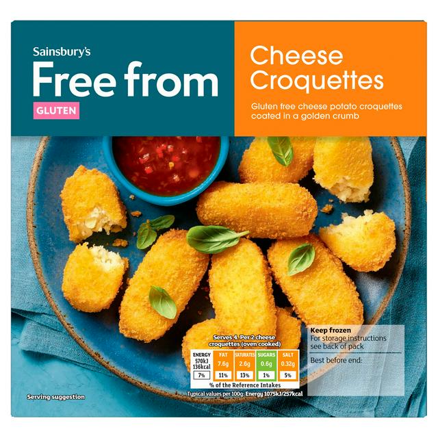 Sainsbury's Free From Cheese Croquettes 212g
