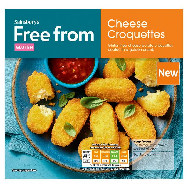 Sainsbury's Free From Cheese Croquettes 212g