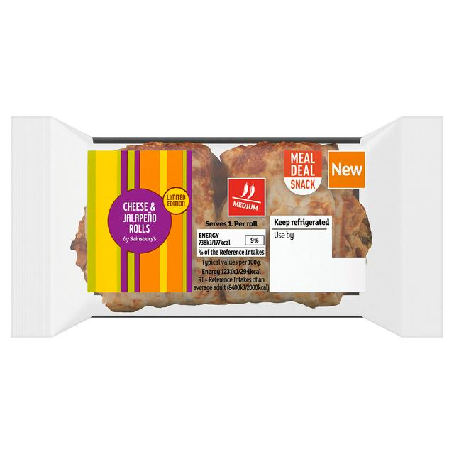Sainsbury's Jalapeno Cheese Roll 2 x 30g