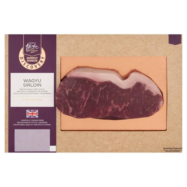 Sainsbury's Discovery Wagyu Sirloin Steak, Taste the Difference 250g