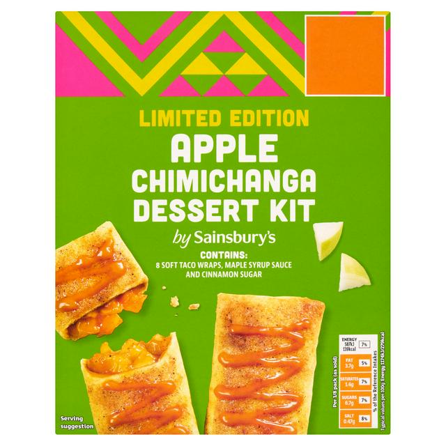 Sainsbury's  Limited Edition Apple Chimichanga Dessert Kit 400g