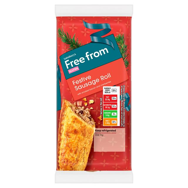 Sainsbury's Free From Festive Sausage Roll 110g