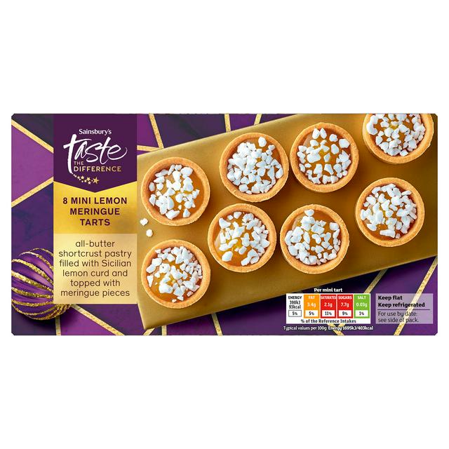 Sainsbury's Mini Lemon Tarts, Taste the Difference x8