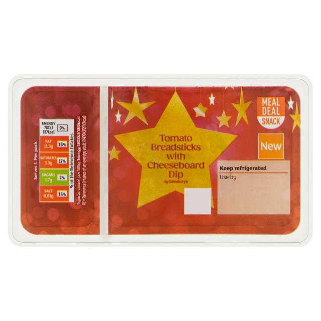 Sainsbury's Tomato Breadsticks & Cheeseboard Dip 52g
