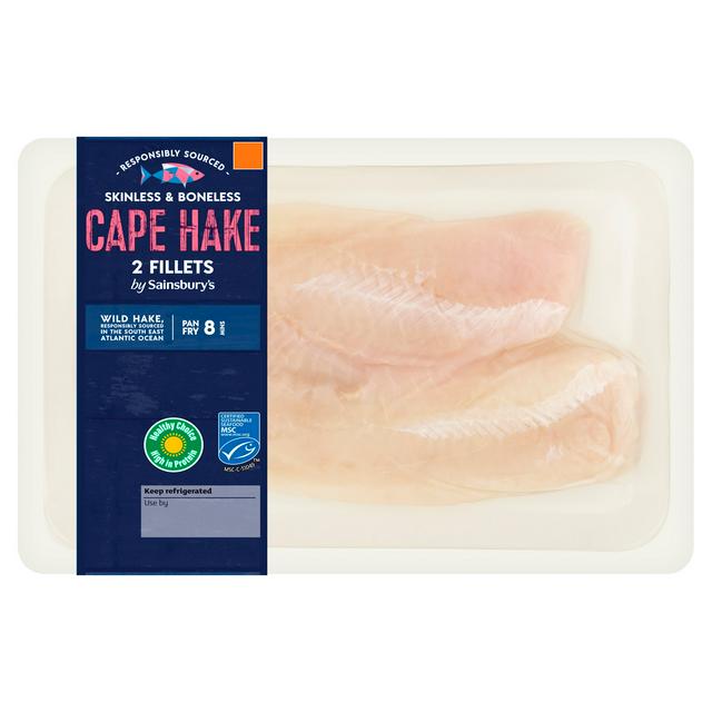 Sainsbury's Hake Fillets 250g