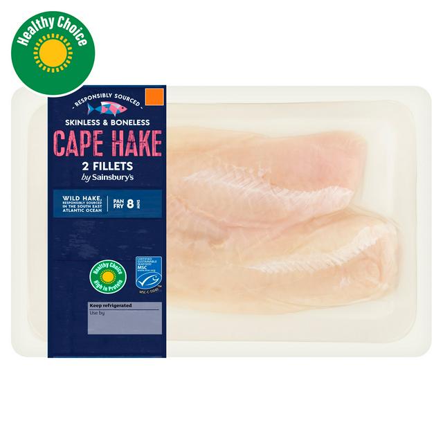 Sainsbury's Hake Fillets 250g