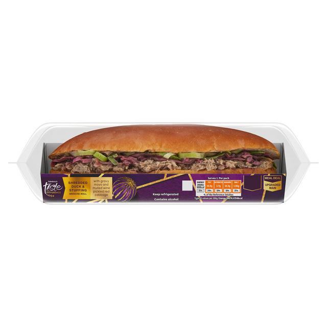 Sainsbury's Festive Duck Brioche Roll, Taste the Difference