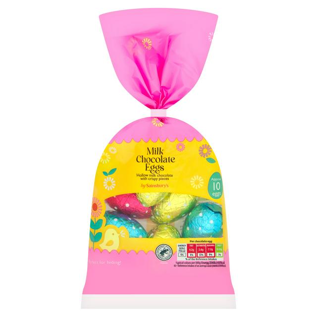 Sainsbury's 135g Milk Chocolate Eggs