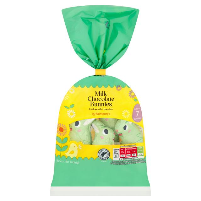 Sainsbury's 79g Milk Chocolate Bunnies