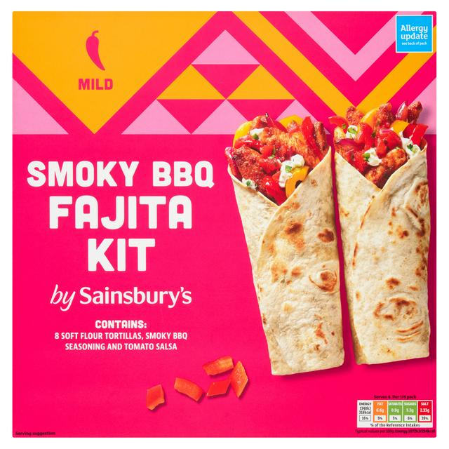 Sainsbury's Smoky BBQ Fajita Kit 500g