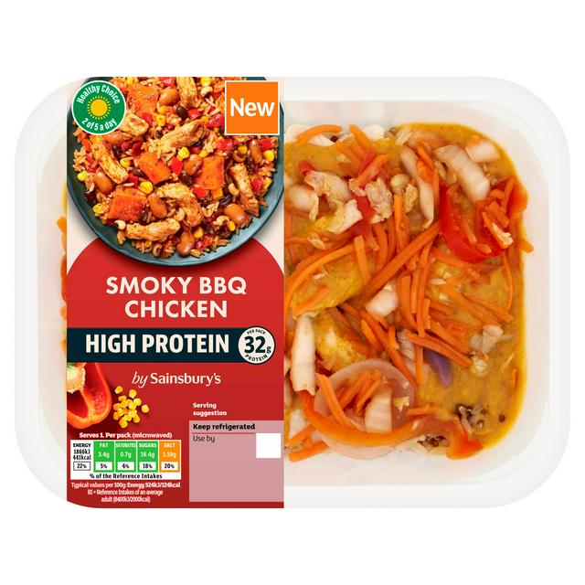 Sainsbury's 400g High Protein Smoky BBQ Chicken