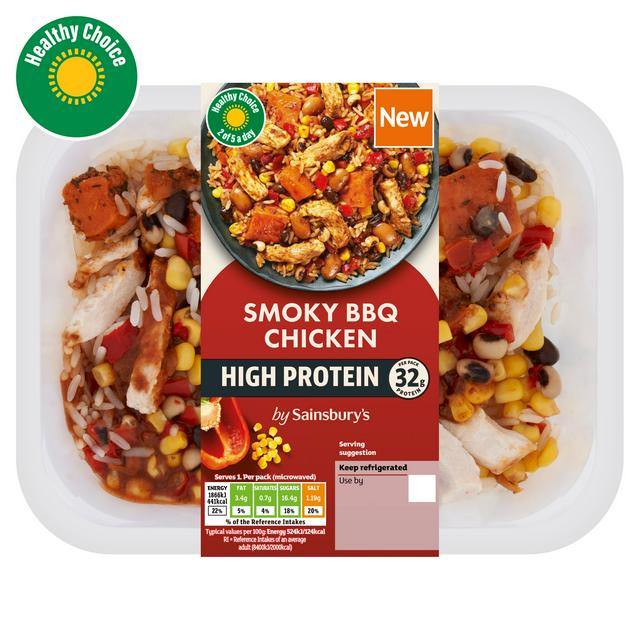 Sainsbury's 400g High Protein Smoky BBQ Chicken