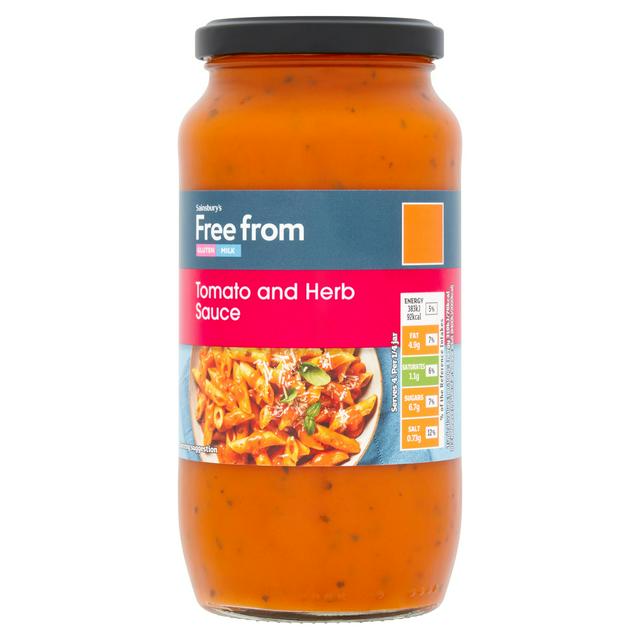 Sainsbury's Free From 480g Tomato & Herb Sauce